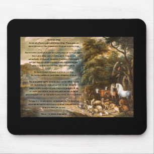 Mousepad St Francis de Assisi & da ponte do arco-íris