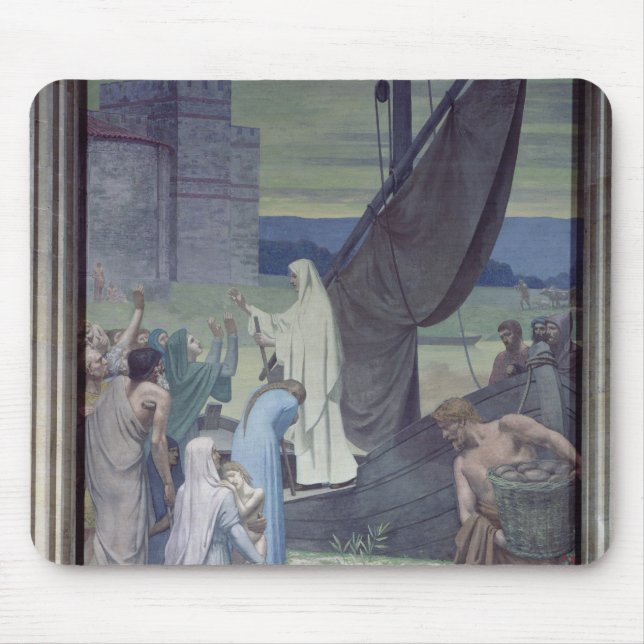 Mousepad St. Genevieve que traz fontes (Frente)