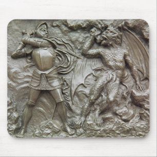 Mousepad St George que luta o dragão