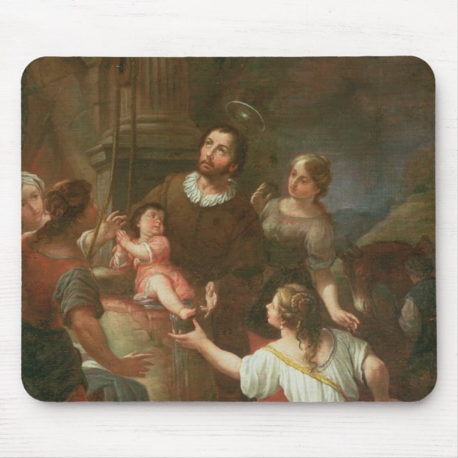 Mousepad St. Isidoro e o milagre no poço (Frente)