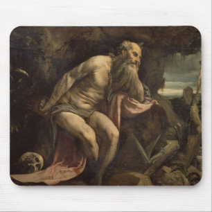 Mousepad St Jerome, 1560s adiantados (óleo em canvas)