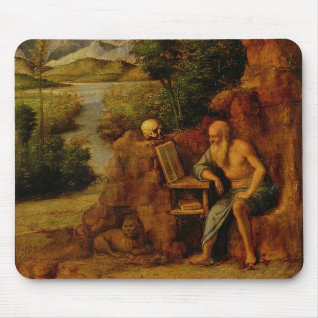 Mousepad St Jerome, c.1500 (óleo no painel) (Frente)