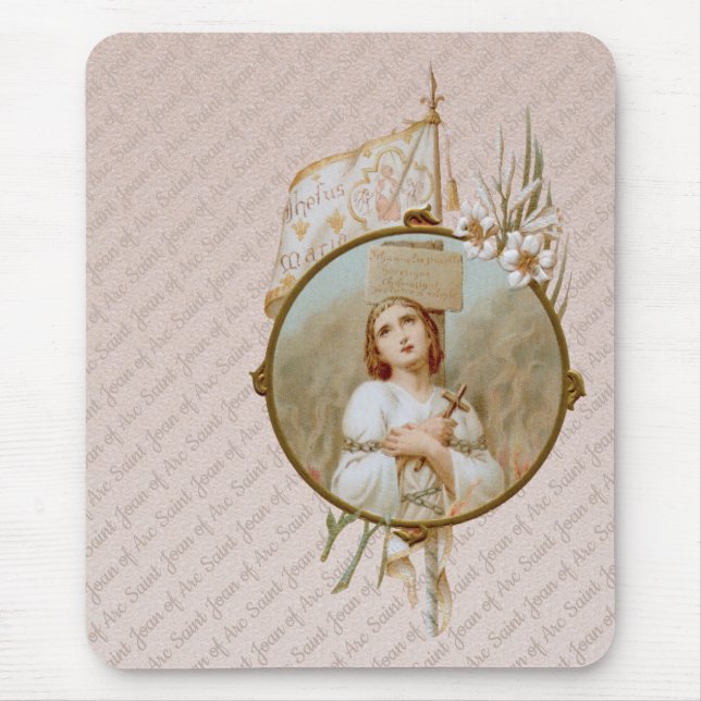 Mousepad St. Joana d'Arc sendo queimada na fogueira (BF 01) (Frente)