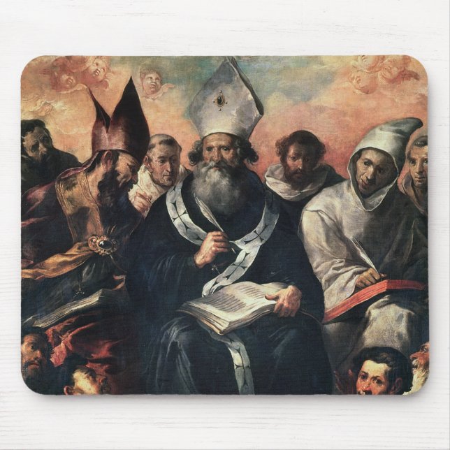 Mousepad St. Manjericão que dita sua doutrina (Frente)