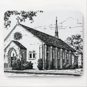 Mousepad St Martin da igreja das excursões