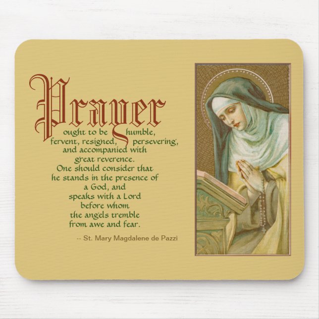 Mousepad St Mary Magdalene de Pazzi (JM 45) (Frente)