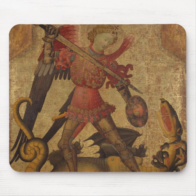 Mousepad St Michael e o dragão (Frente)