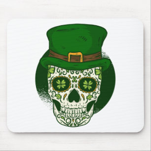 Mousepad st patrick crânio mexicano