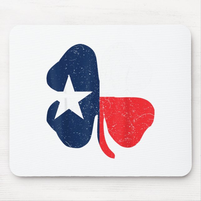 Mousepad St. Patrick's Day Iri-shirt - Texas Flag Tee  (Frente)