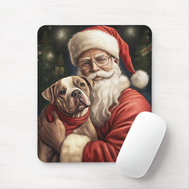 Mousepad Staffordshire Americana no Natal do Papai Noel (Com mouse)