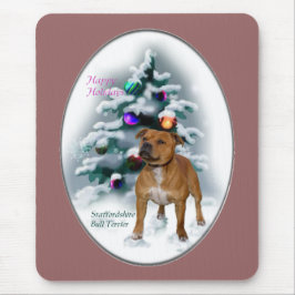 Mousepad Staffordshire Bull Terrier Natal Gifts