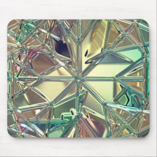 Mousepad Stained glass look colorful abstract