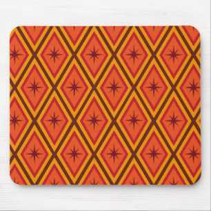 Mousepad Starbursts atômicos de meio século em diamantes re