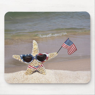 Mousepad Starfish com bandeira americana