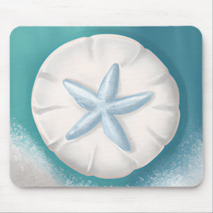 Mousepad Starfish e Beachê Dólar Areia