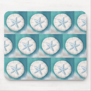 Mousepad Starfish e Beachê Dólar Areia