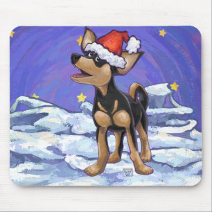 Mousepad Starry Night Festivo Chihuahua