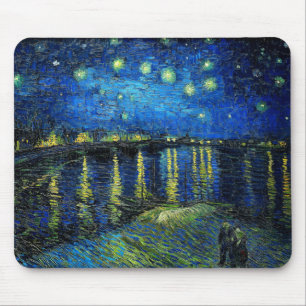 Mousepad Starry Night Over the Rhone por Vincent Van Gogh