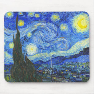 Mousepad Starry Night por Vincent van Gogh