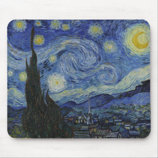 Mousepad Starry Night por Vincent van Gogh