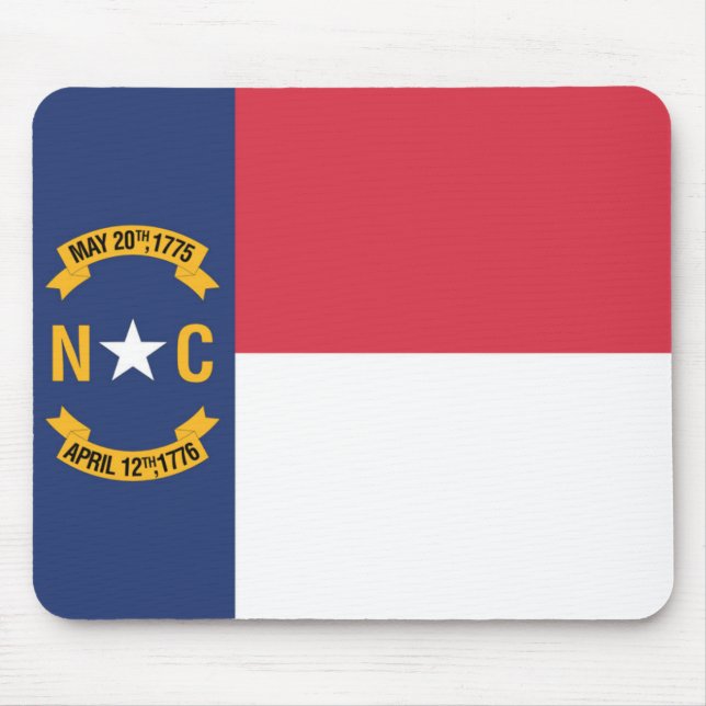 Mousepad State Flag of North Carolina, EUA (Frente)