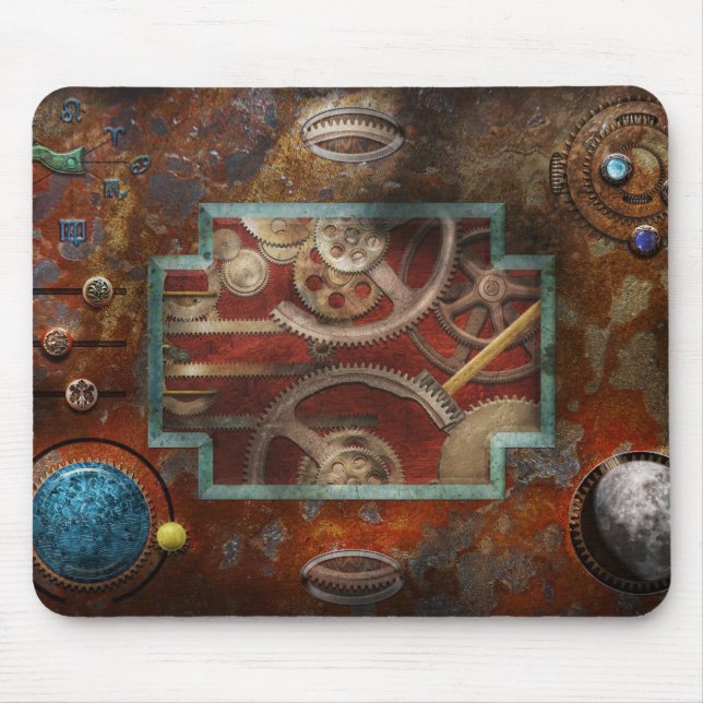 Mousepad Steampunk - caixa de Pandora (Frente)