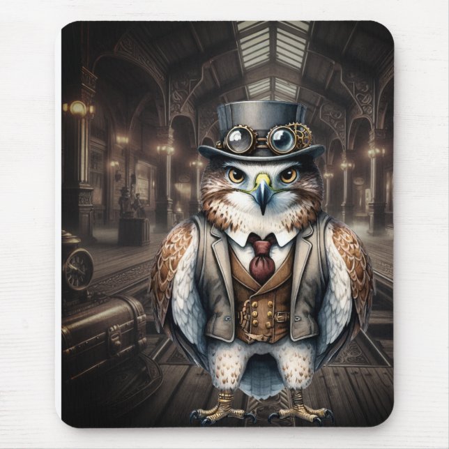 Mousepad Steampunk Falcon (Frente)