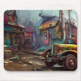 Mousepad Steampunk Junk Yard