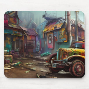 Mousepad Steampunk Junk Yard