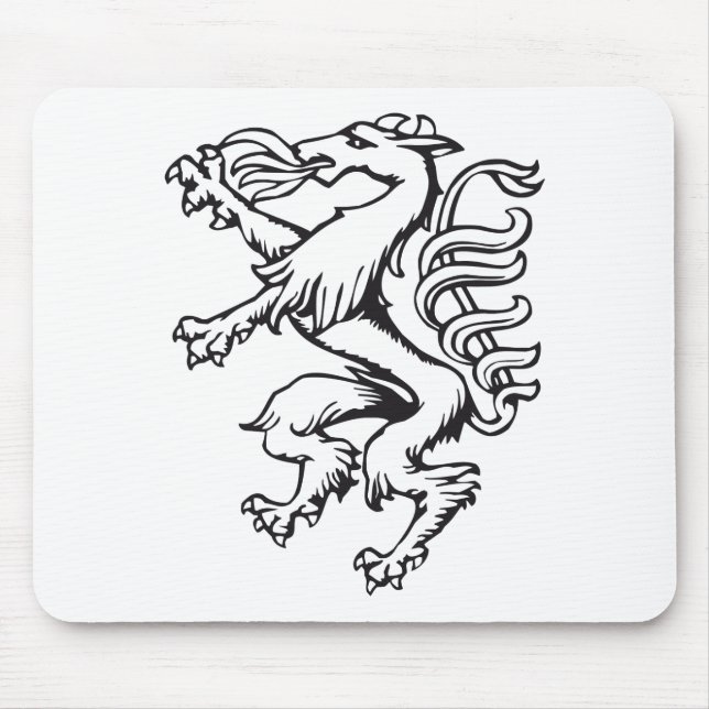 Mousepad Steiermark Wappen Panther Lineart Österreich (Frente)