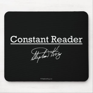 Mousepad Stephen King, leitor constante