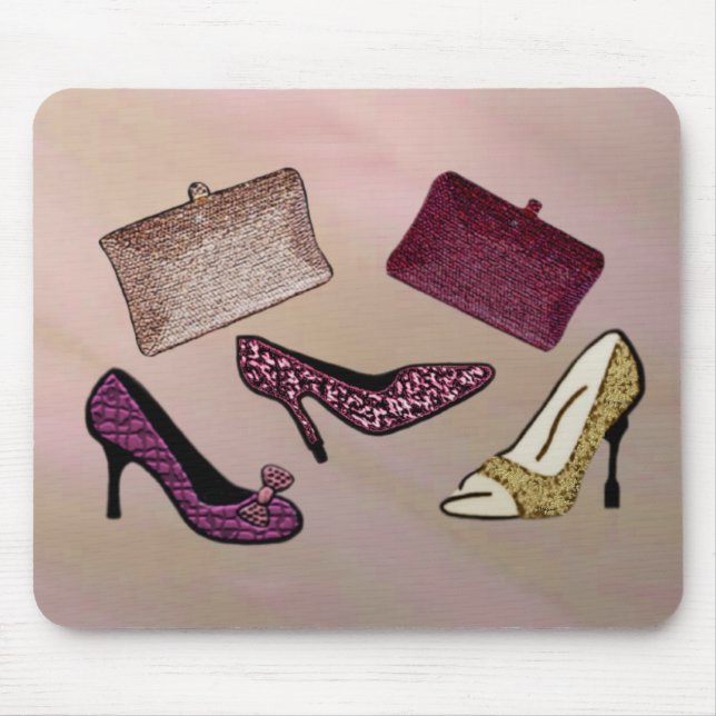 Mousepad Steppin elétrico de néon para fora (Frente)