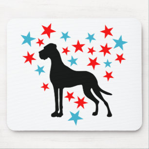 Mousepad Sternenherz Dogge
