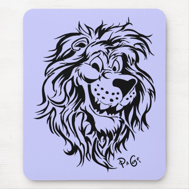 Mousepad Sternzeichen Löwe Mauspad (Frente)