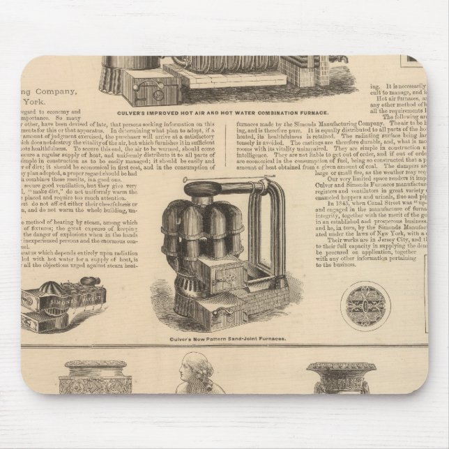 Mousepad Stewart, empresa de manufatura (Frente)