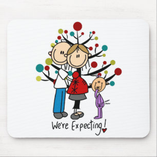 Mousepad Stick Figures Expectativa Parente Girl