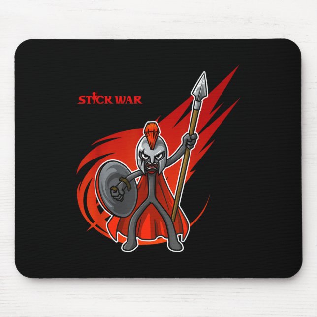 Mousepad Stick War 3 - Líder de Spearton - Atreyos (Frente)