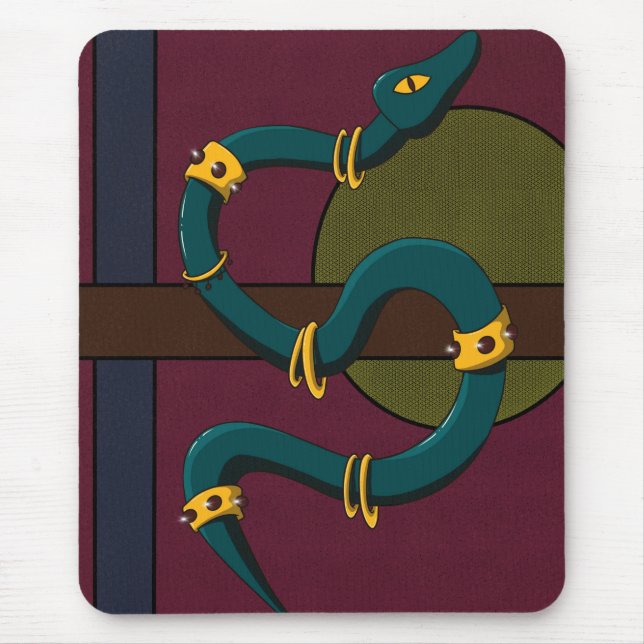 Mousepad Sticker Carré Snake (Frente)