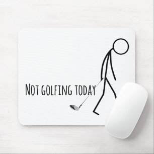 Mousepad Stickman Triste para Golfista