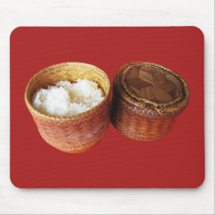 Mousepad Sticky Rice [Khao Niao] Comida do Lao Tailandês