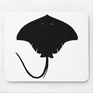 Mousepad Stingray Silhouette