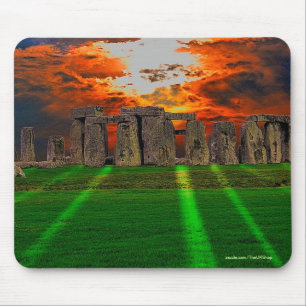 Mousepad Stonehenge Stones em Pé ao Sol