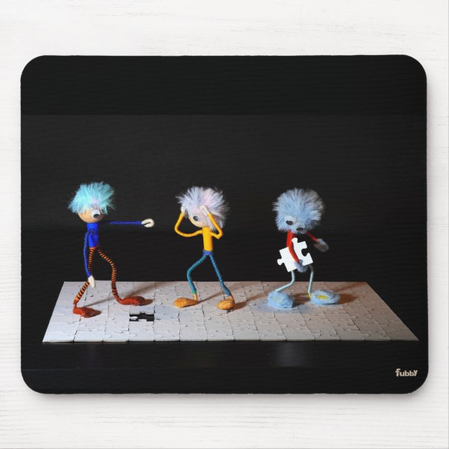 Mousepad Storytelling puzzelende Fubby's. (Frente)