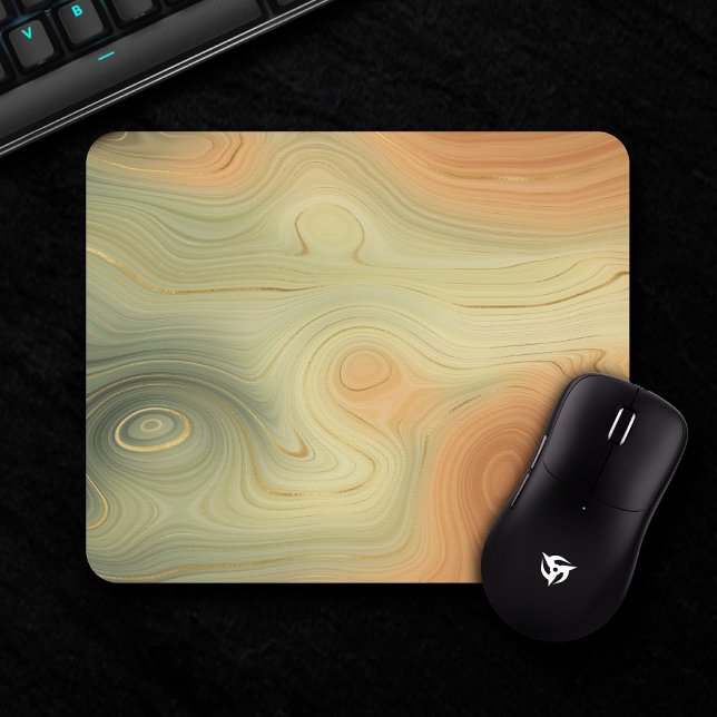 Mousepad Strata de ouro | Pessegueiro Laranja Verde Queimad (Criador carregado)