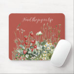 Mousepad Strawberries Daisy Flowers<br><div class="desc">Strawberries Daisy Flowers</div>