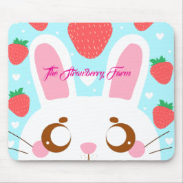 Mousepad Strawberry Bunny