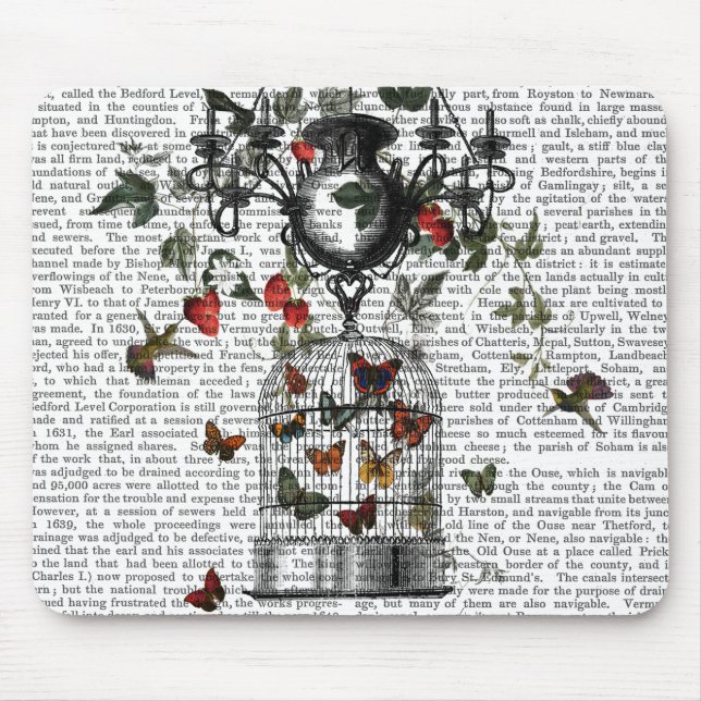 Mousepad Strawberry Chandelier (Frente)