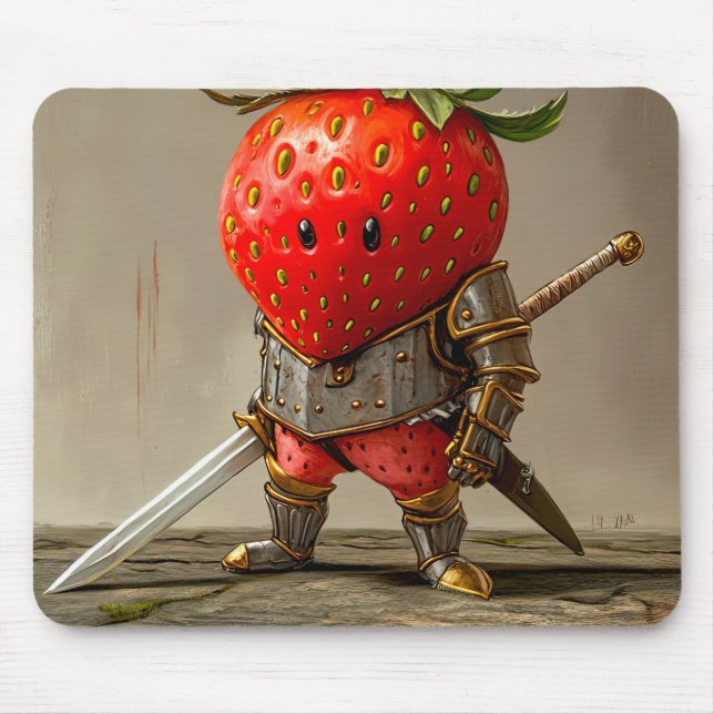 Mousepad Strawberry Warrior (Frente)