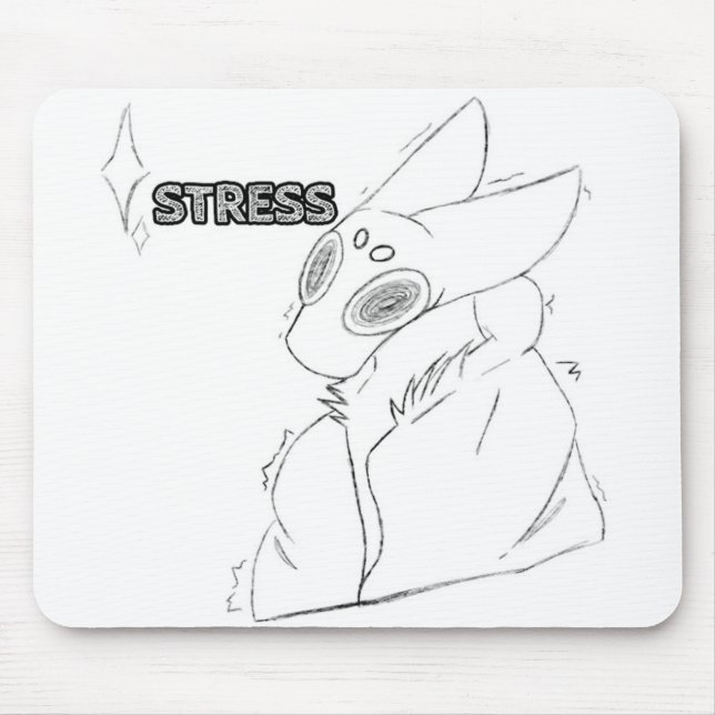 Mousepad Stress Sparkle Furry (Frente)