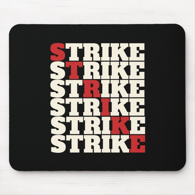 Mousepad STRIKE - Então, todo mundo é forte (Frente)
